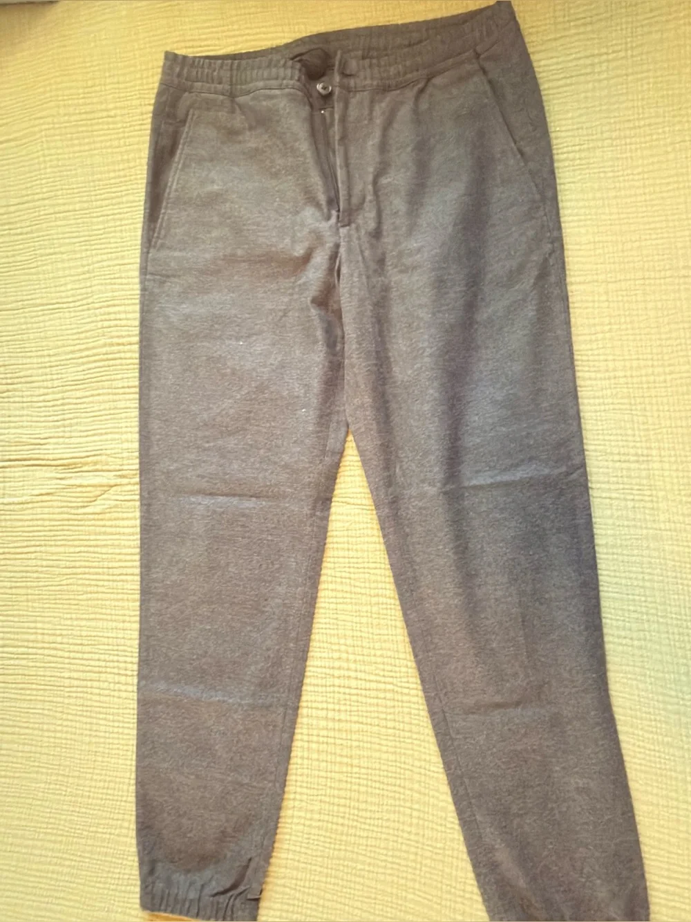 Theory Men's Charcoal Gray Jogger Sweatpants